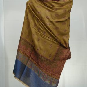 bebe keral kani jama pashmina shawl golden
